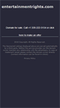 Mobile Screenshot of entertainmentrights.com
